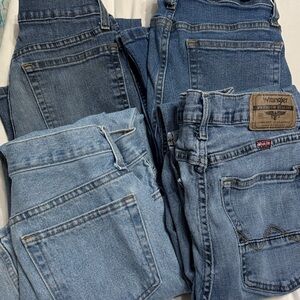 4 pairs of Men's Blue Jeans